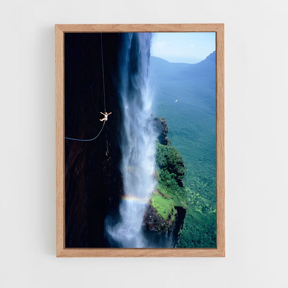 Poster Cascade Épique – affiche Saut à l’élastique (vue 4)